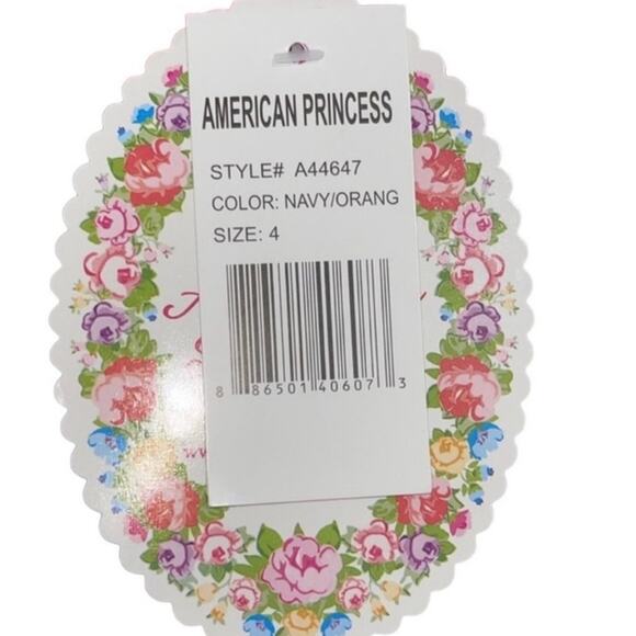 NWT! American Princess Floral Girl Dress - Size 4 - Picture 5 of 5